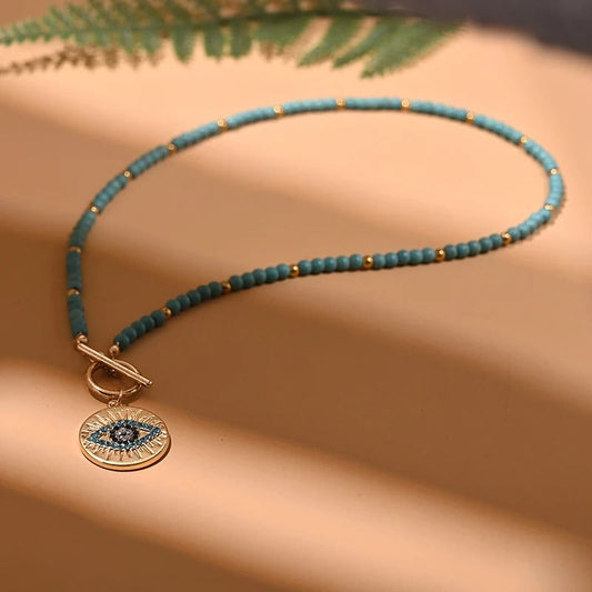 Bohemian Turquoise Evil Eye