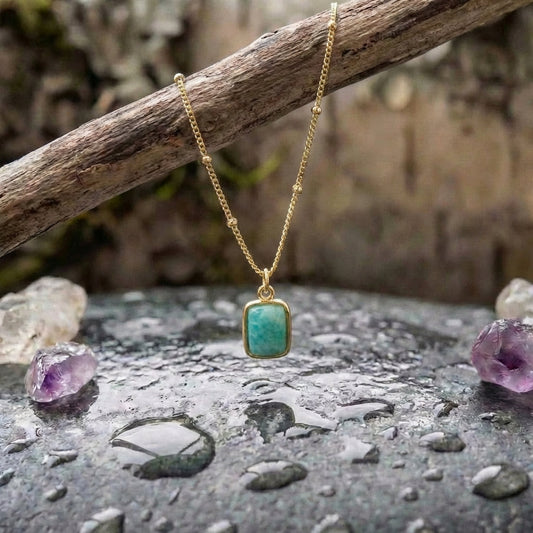 Briella Amazonite Gemstone Necklace