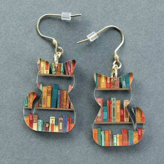 Multicolor Kitten Earrings