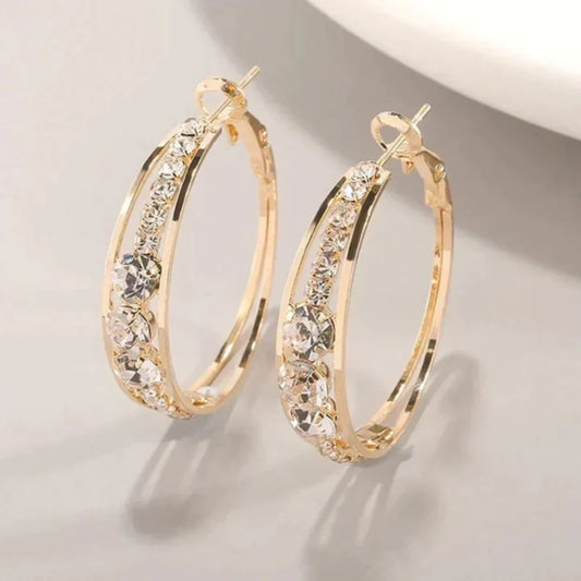 Sparkly Hoop Earrings
