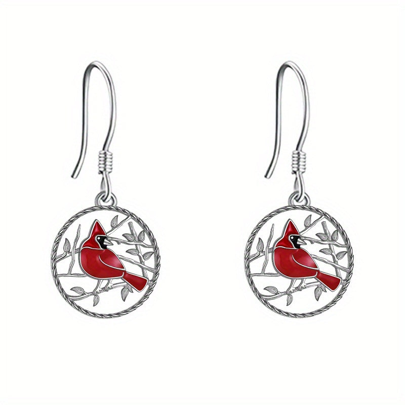 Cardinal Drop Earrings
