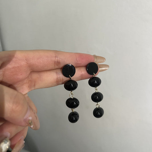 Classic Black Onyx Earrings