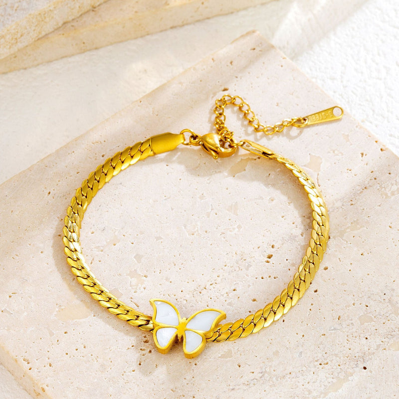 Classic Gold Butterfly Bracelet