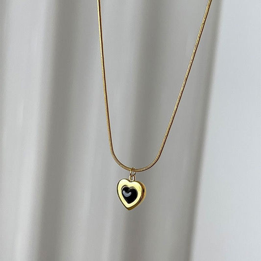 Classic Gold Heart Necklace