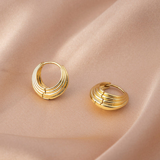 Classic Gold Hoop Earrings