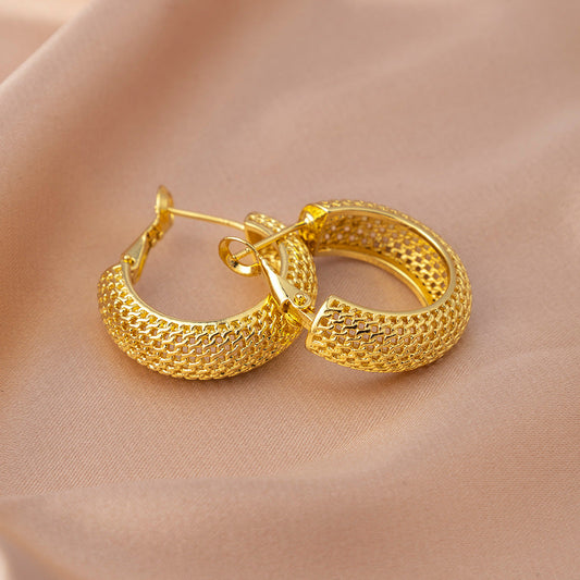 Classic Gold Hoop Earrings