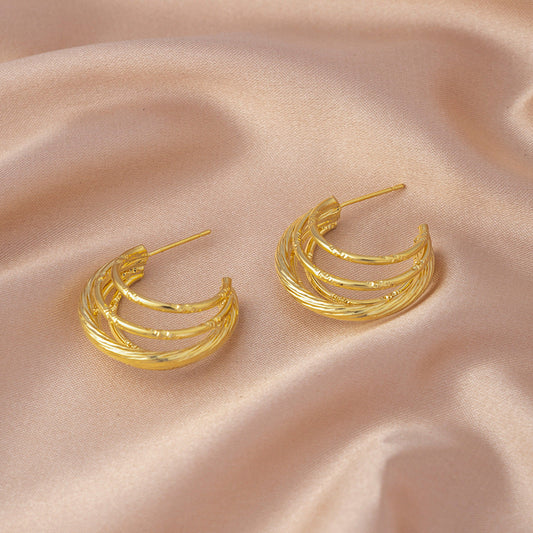 Classic Gold Hoop Earrings