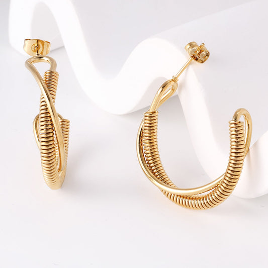 Classic Gold Hoop Earrings