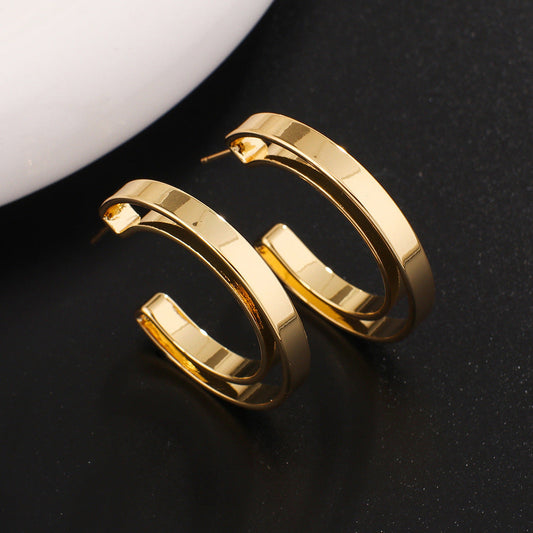 Classic Gold Hoop Earrings