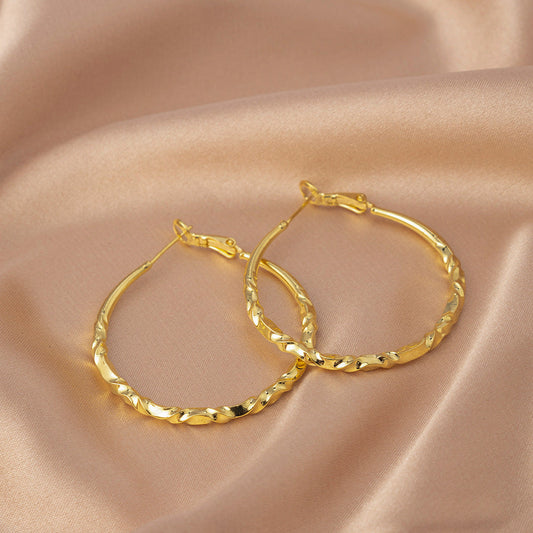 Classic Gold Hoop Earrings