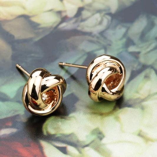 Classic Gold Knot Earrings