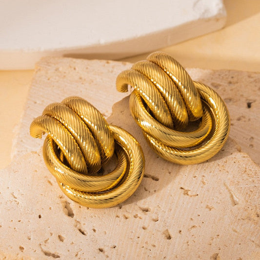 Classic Gold Knot Earrings