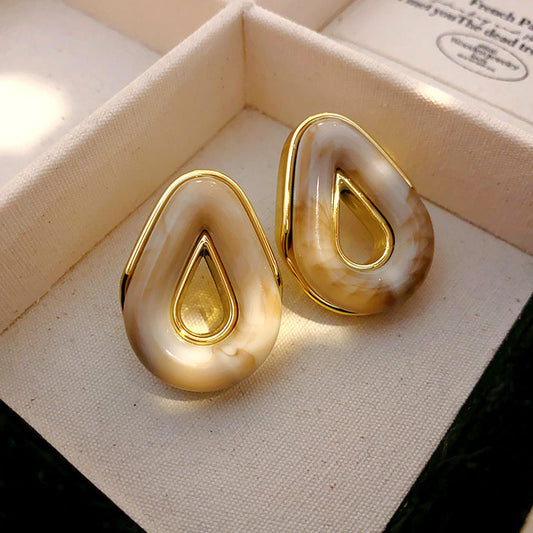 Classic Gold Teardrop Earrings