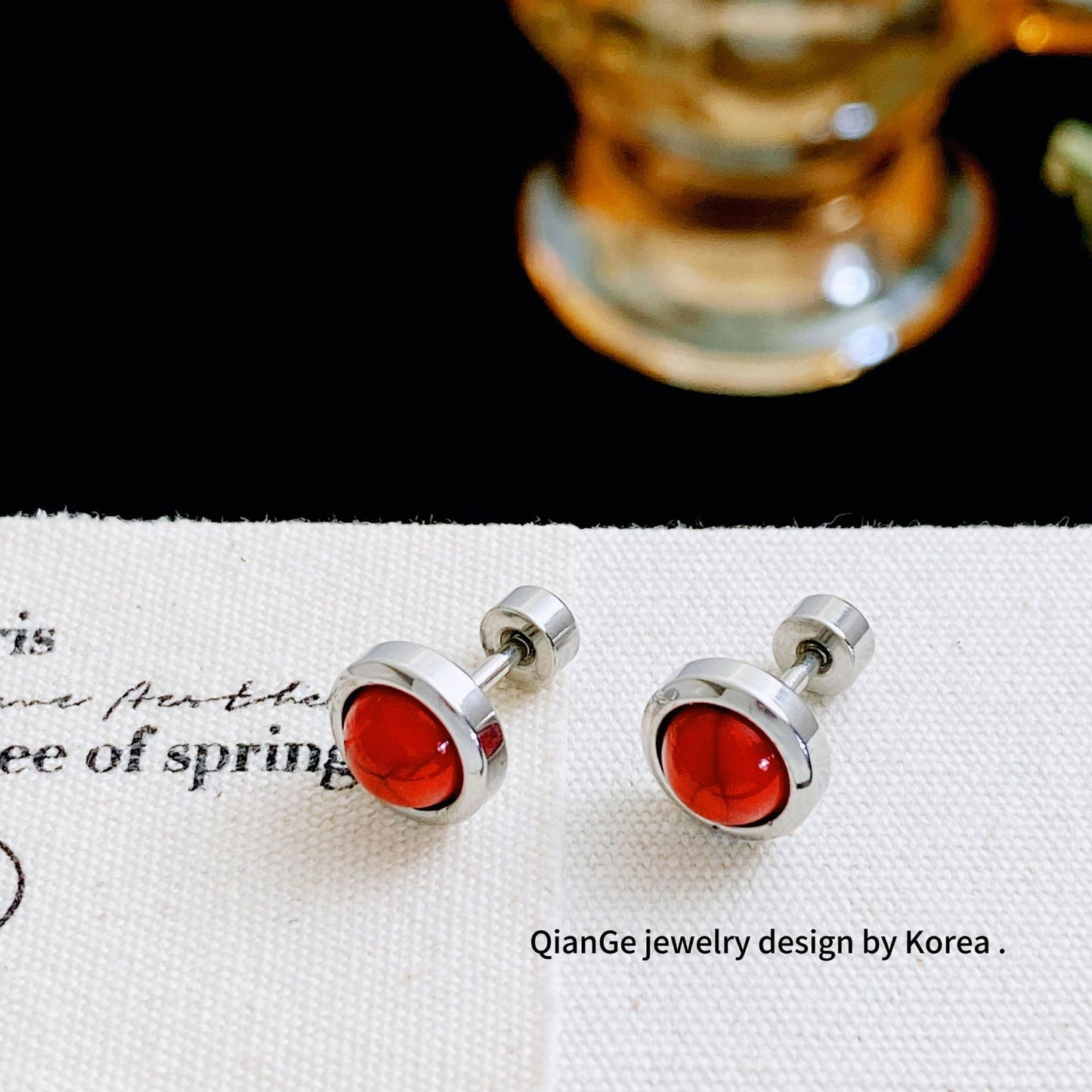 Classic Red Earrings