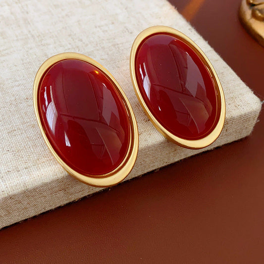 Classic Ruby Earrings