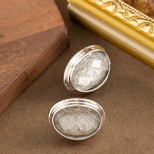 Classic Rutilated Quartz Earrings