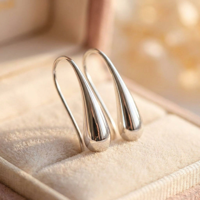 Classic Silver Drop Earrings