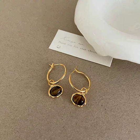 Classic Tiger Eye Earrings