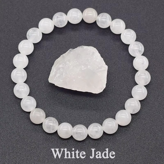 Classic White Jade Bracelet