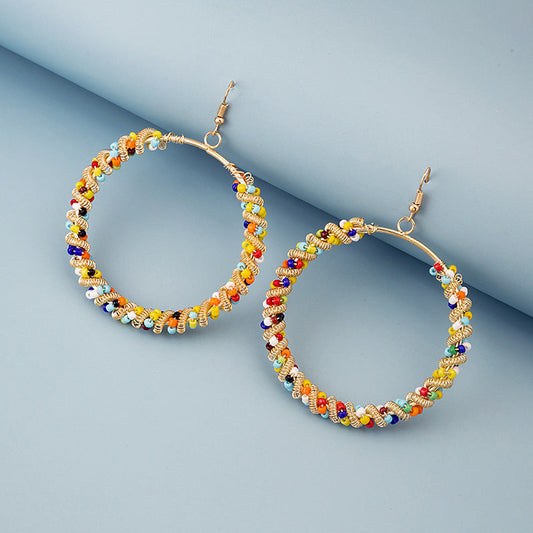 Colorful Beaded Earrings
