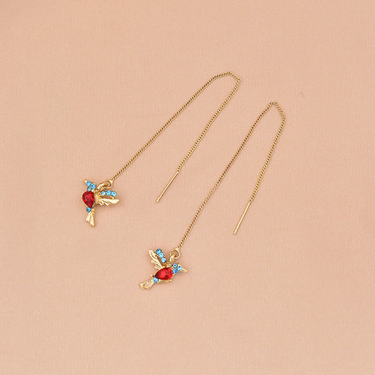 Colorful Bird Earrings