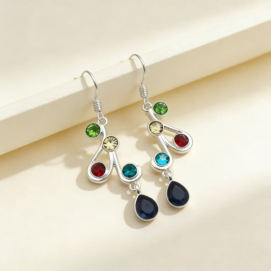 Colorful Crystal Earrings