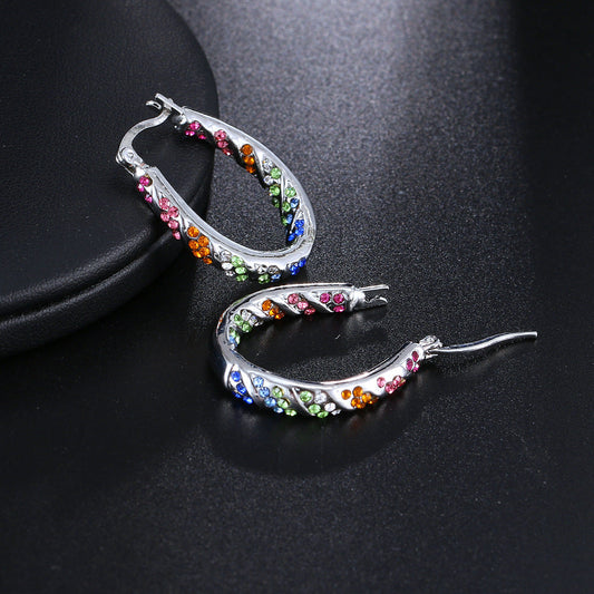Colorful Crystal Earrings