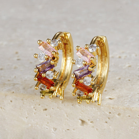 Colorful Crystal Earrings