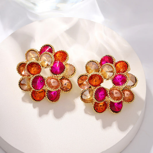 Colorful Crystal Earrings