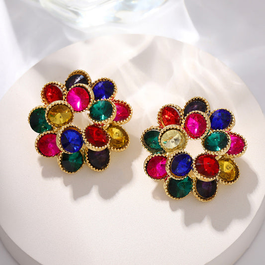 Colorful Crystal Earrings