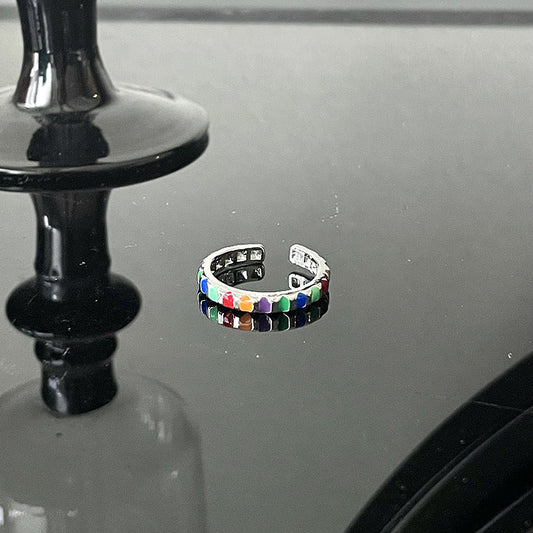 Colorful Enamel Ring