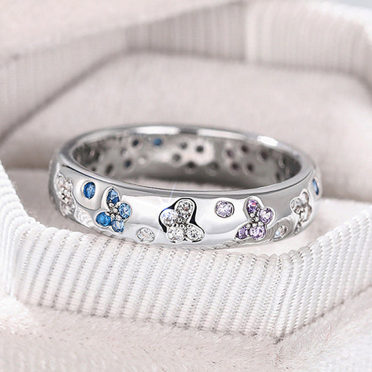 Colorful Floral Ring