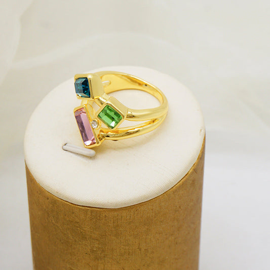 Colorful Gemstone Ring