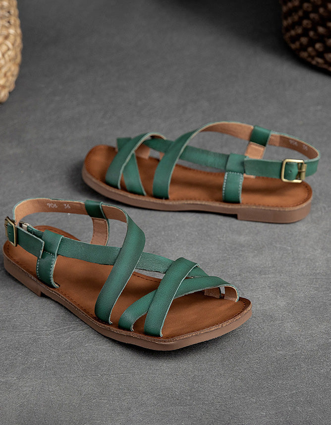 LD | Lichtgewicht leren sandalen