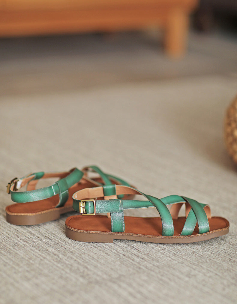 LD | Lichtgewicht leren sandalen