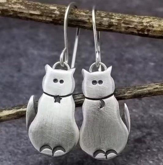 Cute Cat Silver