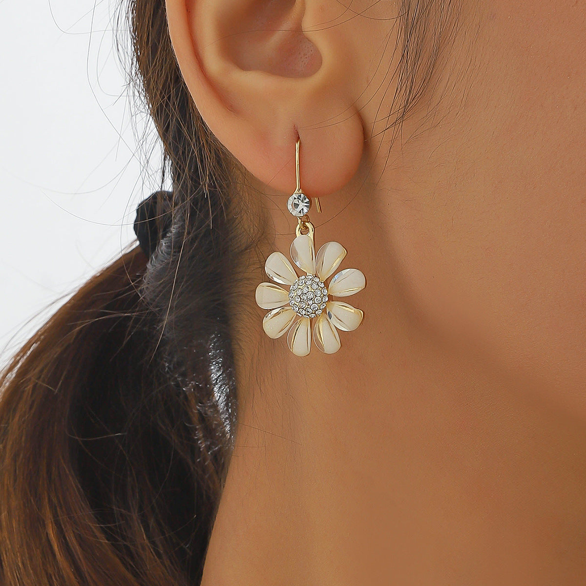 Delicate Daisy Earrings