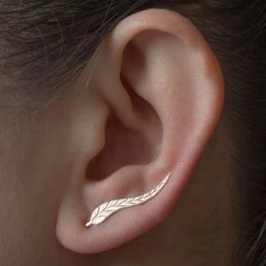 Delicate Feather Earrings