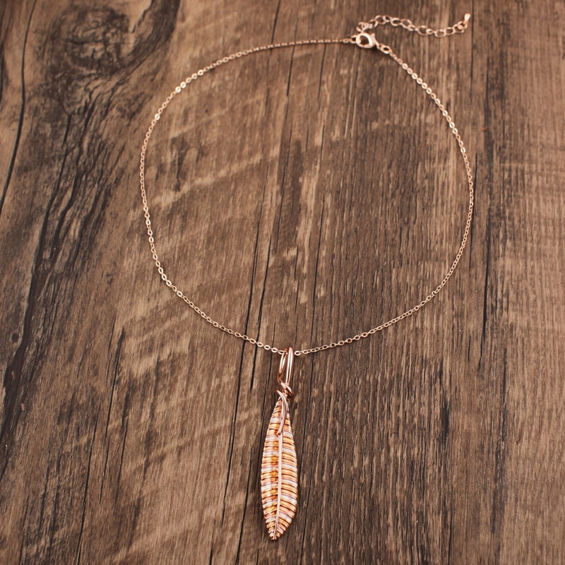 Delicate Feather Necklace