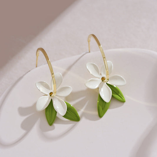 Delicate Flower Earrings