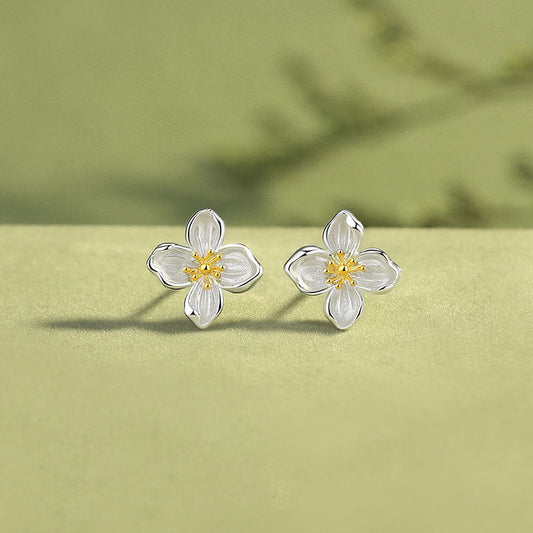 Delicate Flower Earrings