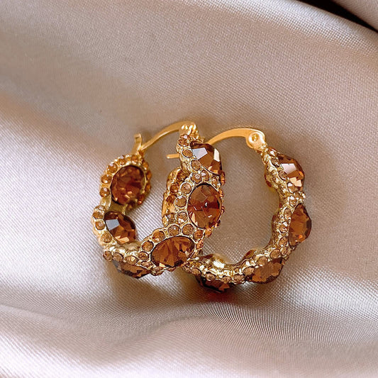 Elegant Amber Earrings