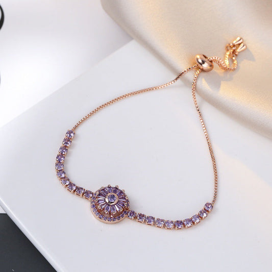 Elegant Amethyst Bracelet
