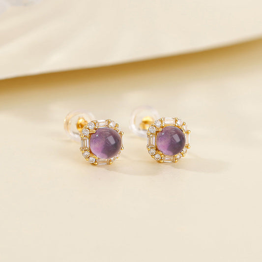 Elegant Amethyst Earrings