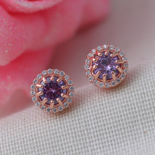Elegant Amethyst Earrings