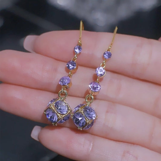 Elegant Amethyst Earrings