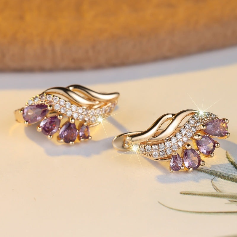 Elegant Amethyst Earrings