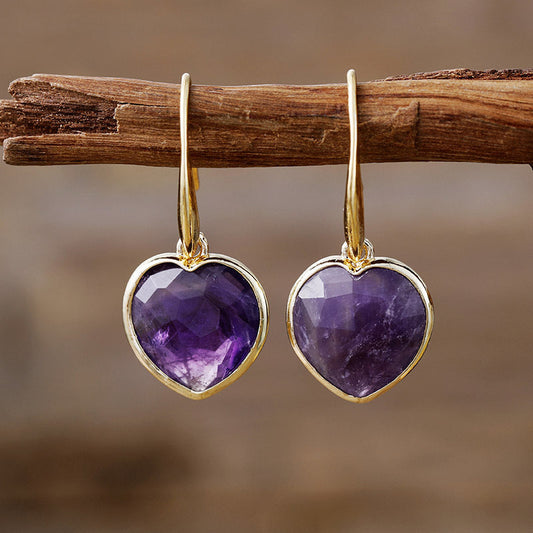 Elegant Amethyst Earrings