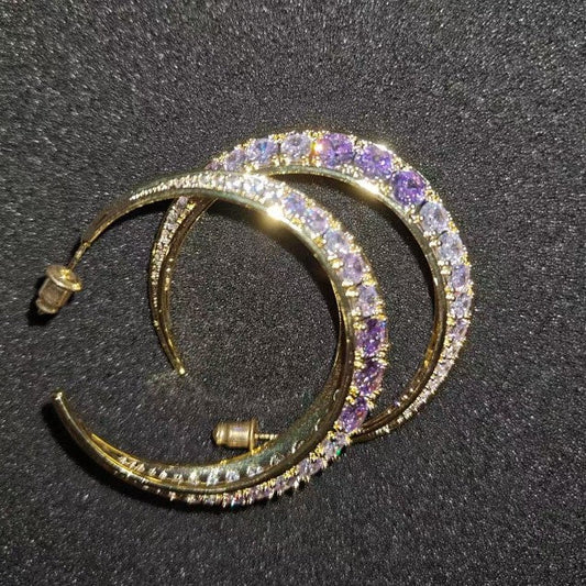 Elegant Amethyst Earrings