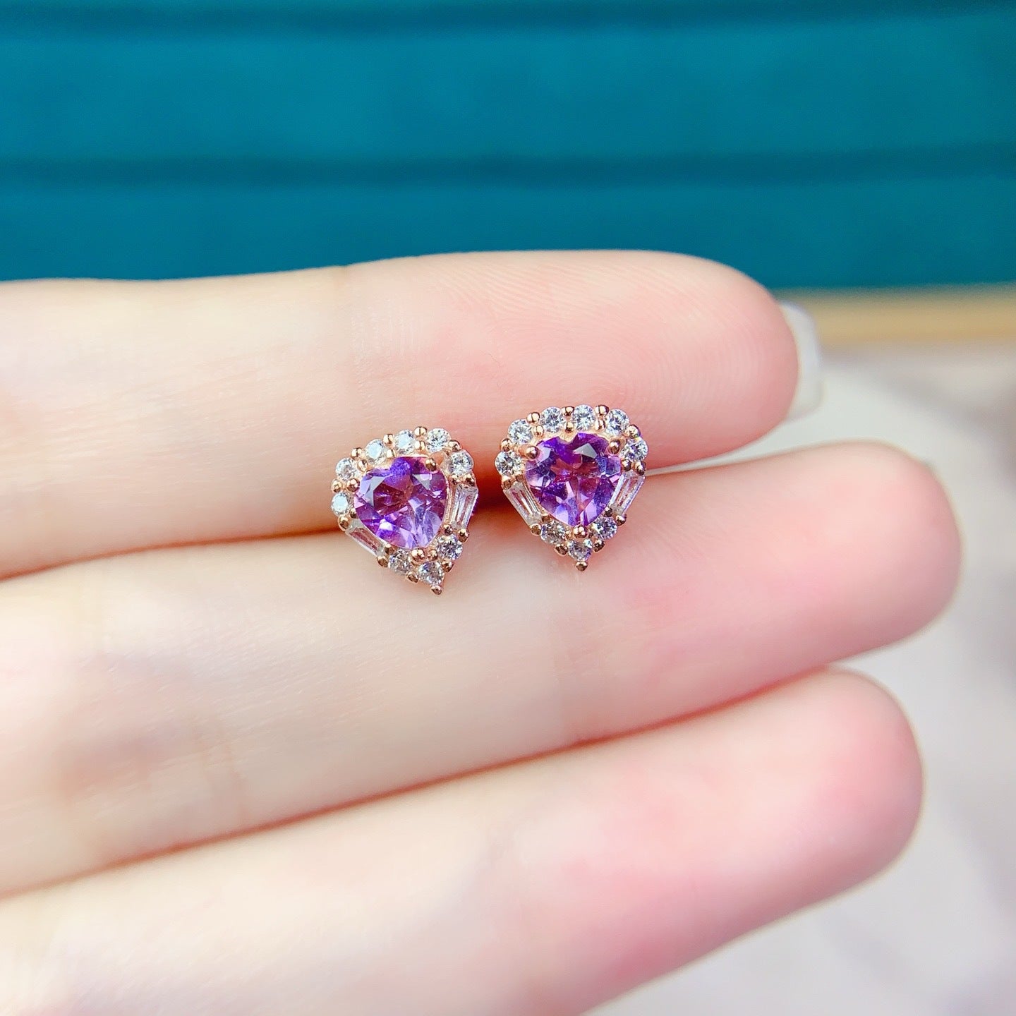 Elegant Amethyst Earrings